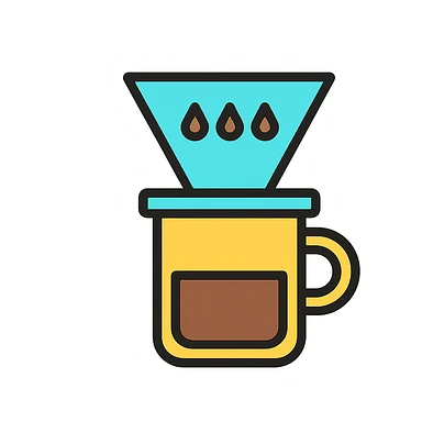 filter coffee sticker