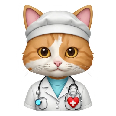 animal cat nurse sticker