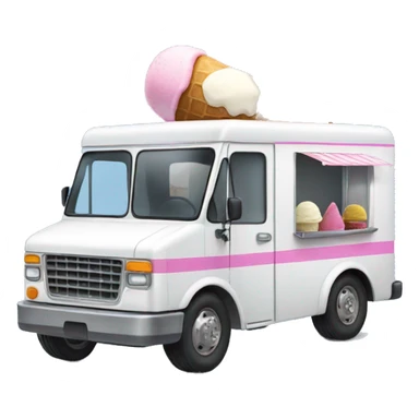 ice cream truck sticker