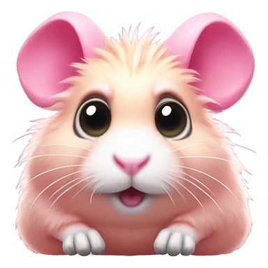 Mad pink hamsters  sticker