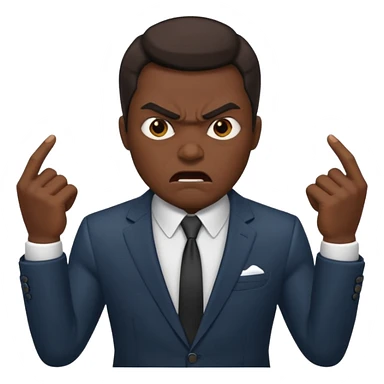 mafia boss angry sticker