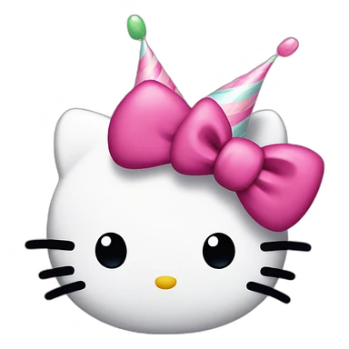 hello kitty birthday's sticker