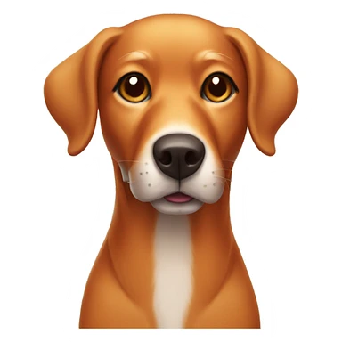 red fox lab christmas dog sticker