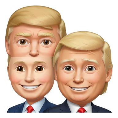 Trump and Putin sticker