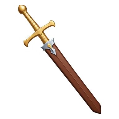 chocolate sword sticker