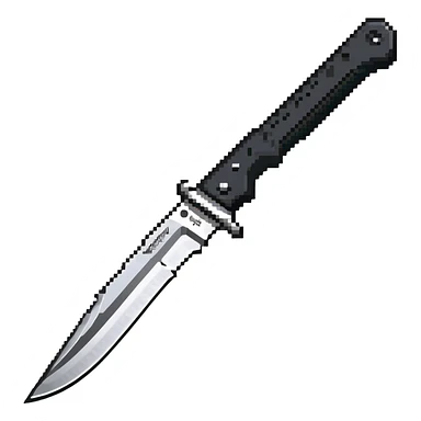 Cold Steel Espada knife with black handle sticker