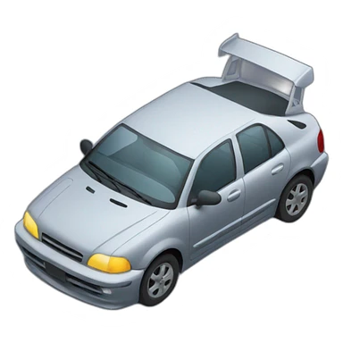 car in night sticker