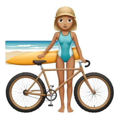 beach bike sticker