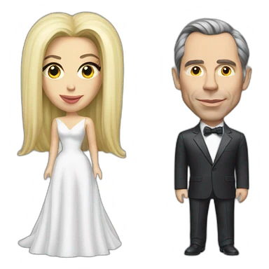 Jeff Koons and Lady Gaga sticker