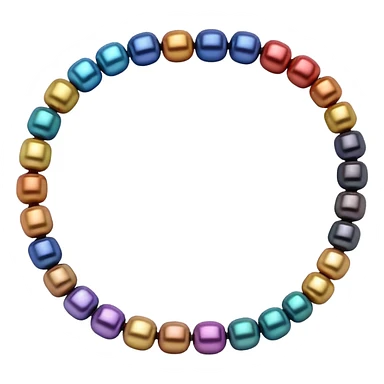 Colorful String Bead sticker