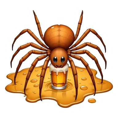 Lager spider  sticker