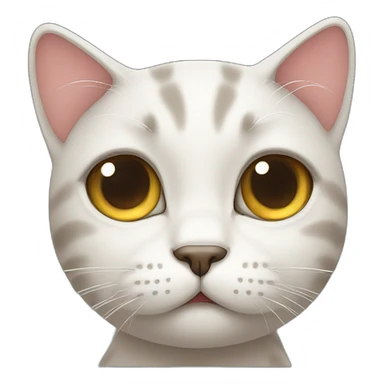 Cat staring and crying sticker