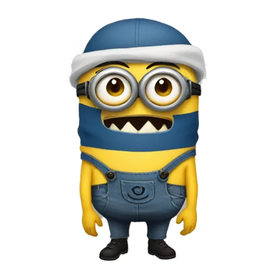 Freaky minion sticker