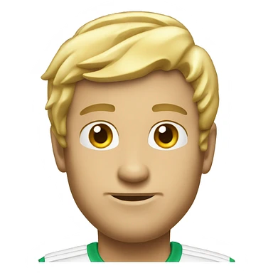 tennisman blond old money sticker