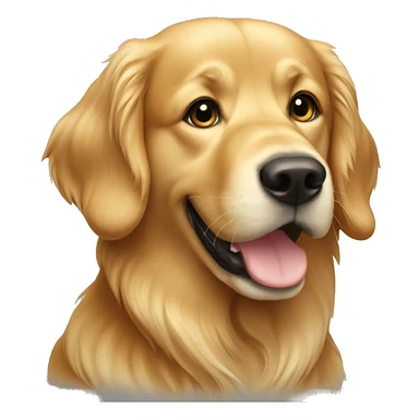 golden retriever female sticker