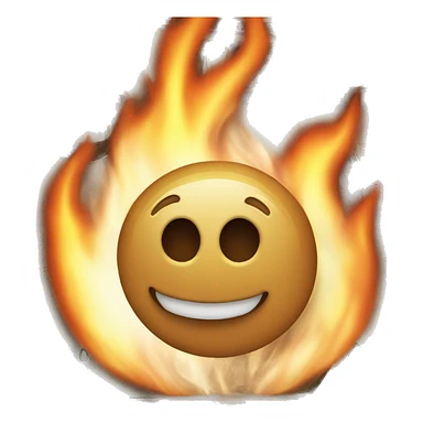 Money on fire sticker