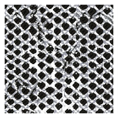 black flowers, pixel art style, retro pixelated look sticker