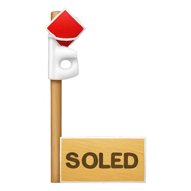 sold sign sticker