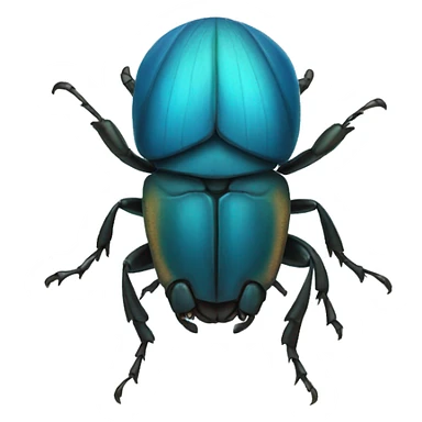 blue bettle sticker