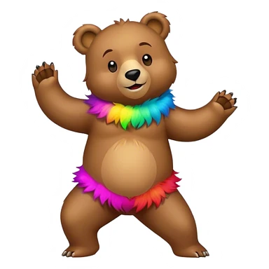 Grateful Dead dancing bear sticker