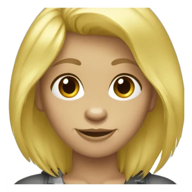 Gorilla blonde girl sticker