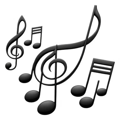 notas musicales sticker