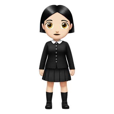 wednesday addams sticker