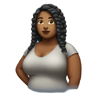thick girl sticker
