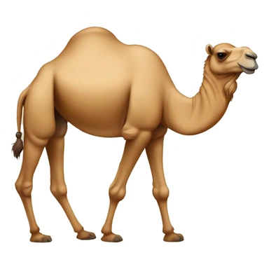 Camel with long legs sticker