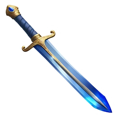 Magic Sapphire sword sticker