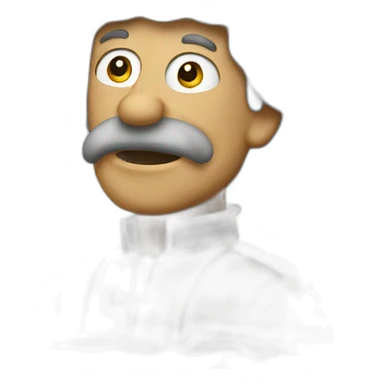 Homère fume sticker