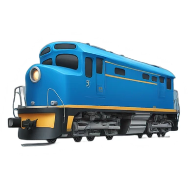 blue train sticker