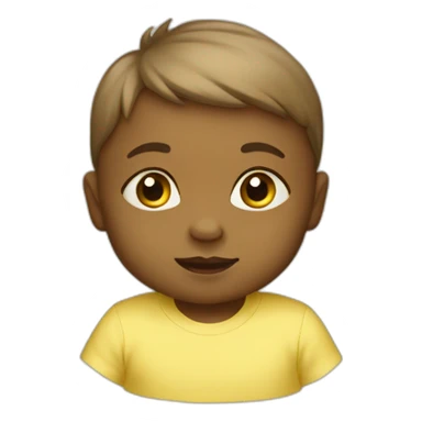 Baby in thé Yellow sticker