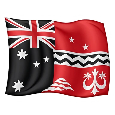 Māori New Zealand flag sticker