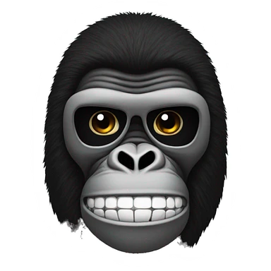 Ski mask gorilla  sticker