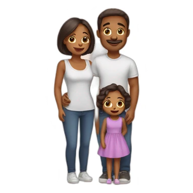 Cute family  sticker
