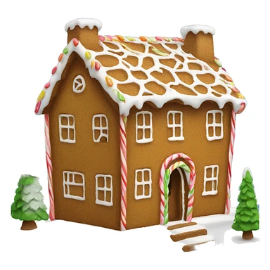 Ginger bread house sticker