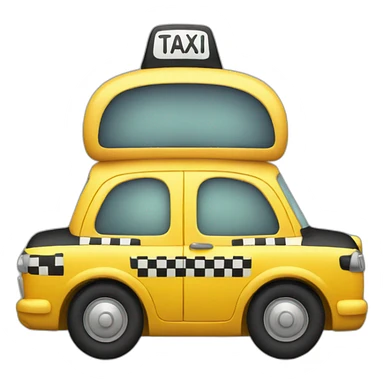cute taxi sticker