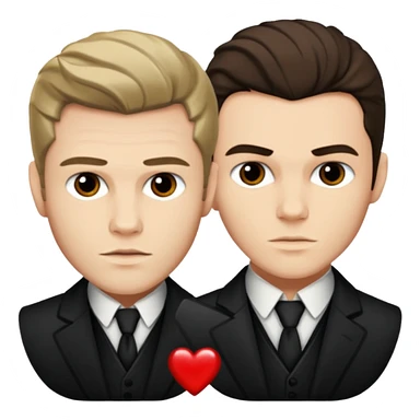 Klaus and elaijah mikaelson  sticker