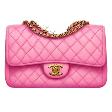 Pink chanel bag sticker