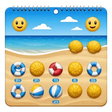 calendario playero con los dias y el mez de marzo, donde esten señalados los dias 21 22 y 23 sticker