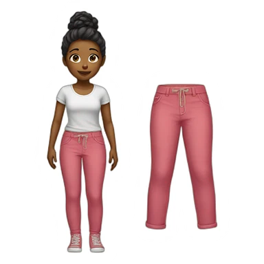 girl pants sticker