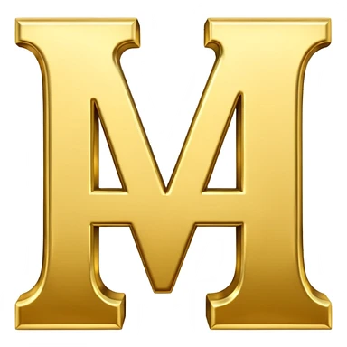 letters "A and I" sticker