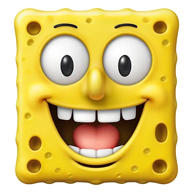 goofy spongebob  sticker