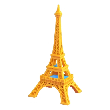 Eiffel Tower 3D emoji sticker