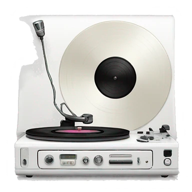 white vinyl player sticker