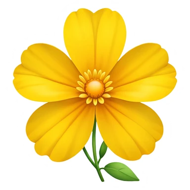 sarı çiçek sticker