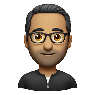 Armenian guy in glasses  sticker