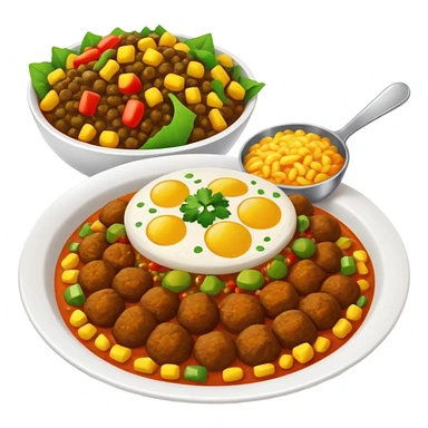 Delicious Ethiopian food sticker