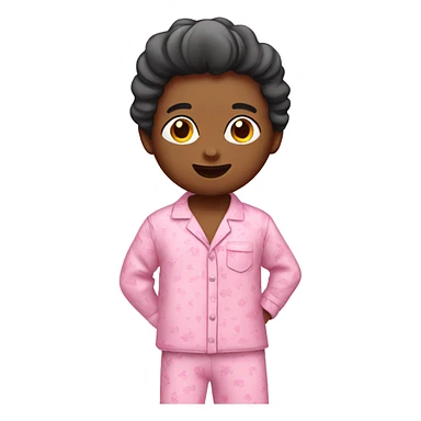 Pink pijama sticker